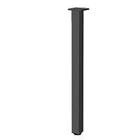 Опора для стола квадратная 710х60х60мм регулируемая черная — купить оптом и в розницу в интернет магазине GTV-Meridian.